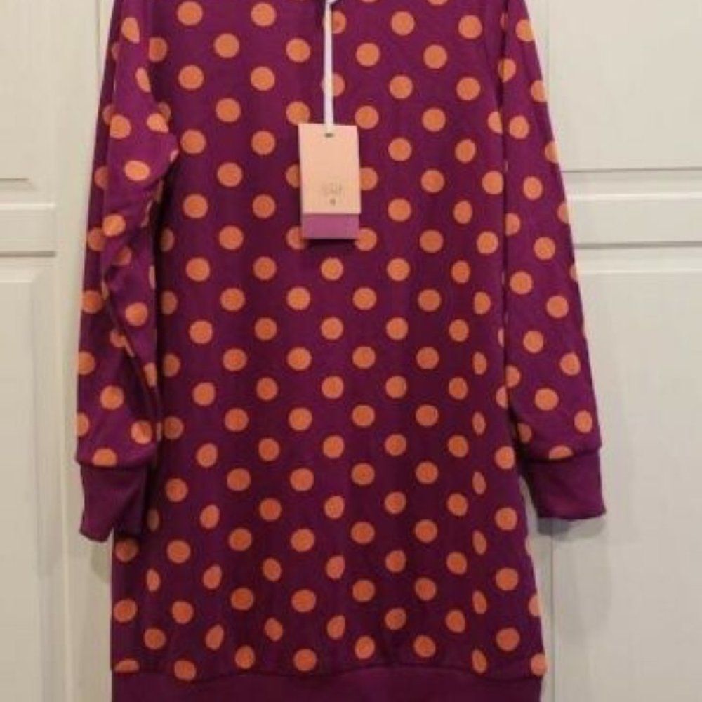 Victor Glemaud x Target Purple Polka Dot Tunic Dress - Womens XS - NEW with tags - Picture 2 of 5